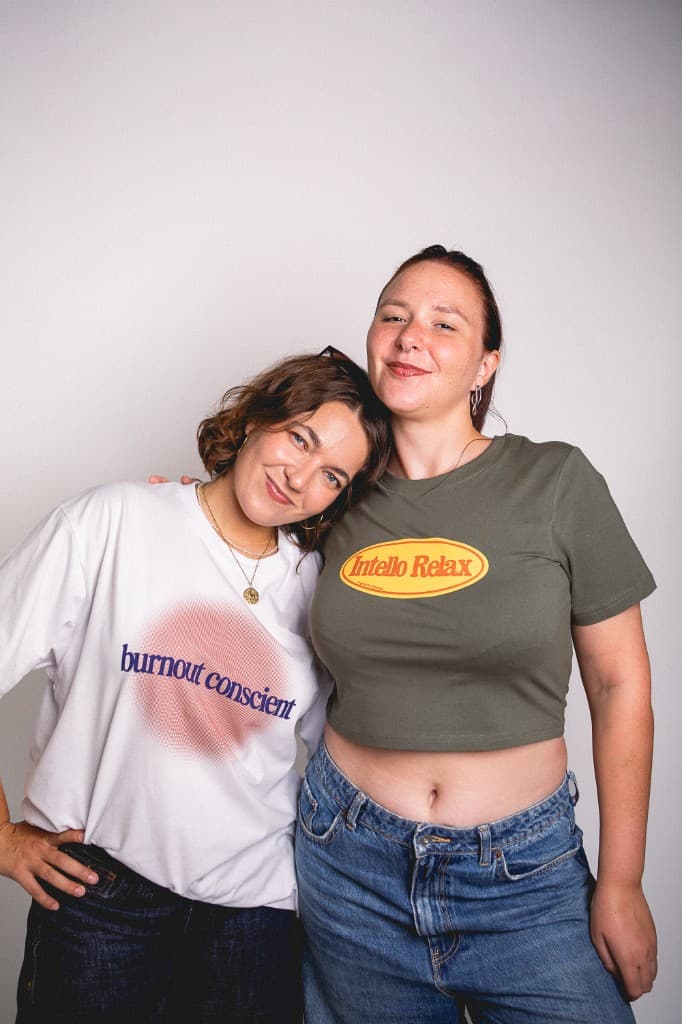 Intello Relax — t-shirt burnout conscient et crop Intello Relax