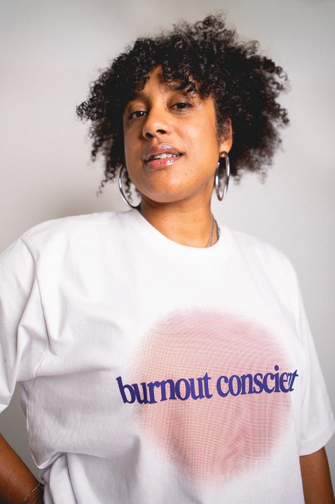 TEE-SHIRT OVERSIZE BURNOUT CONSCIENT